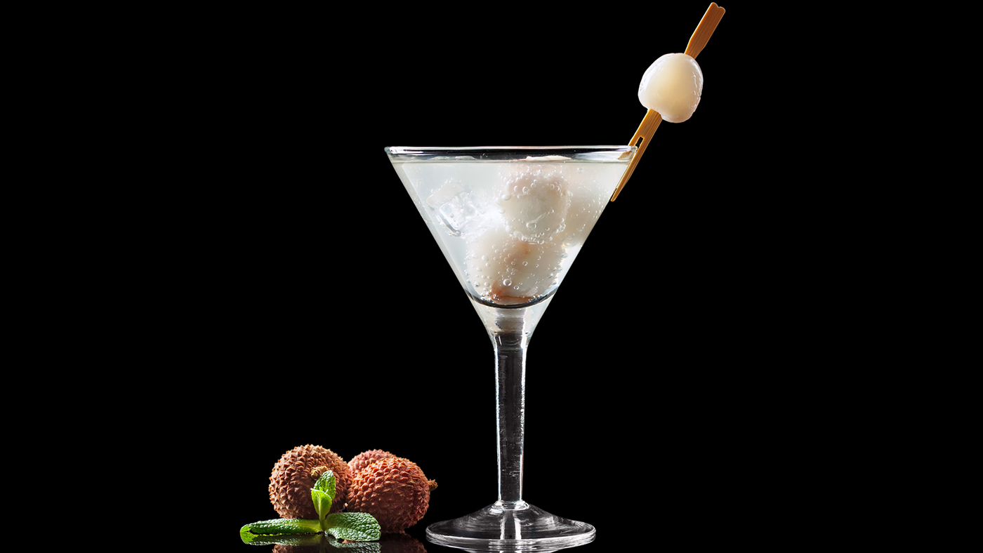 A Summertime Lychee Martini from the James Beard-Nominated